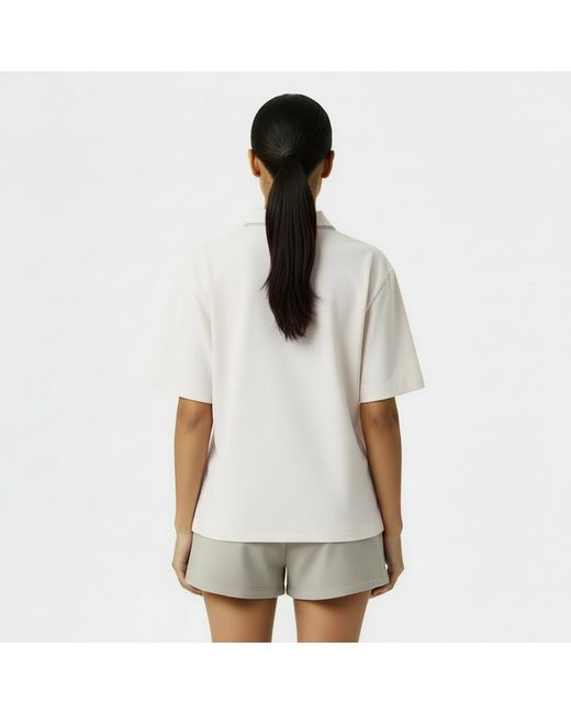 Jack Wills White Jw Slouchy Short-Sleeve Polo Shirt