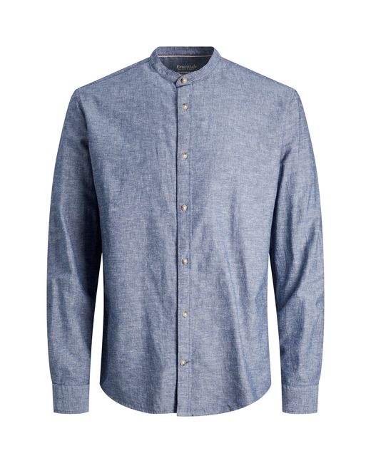 Jack & Jones Blue Ls B Lin Shirt Sn99