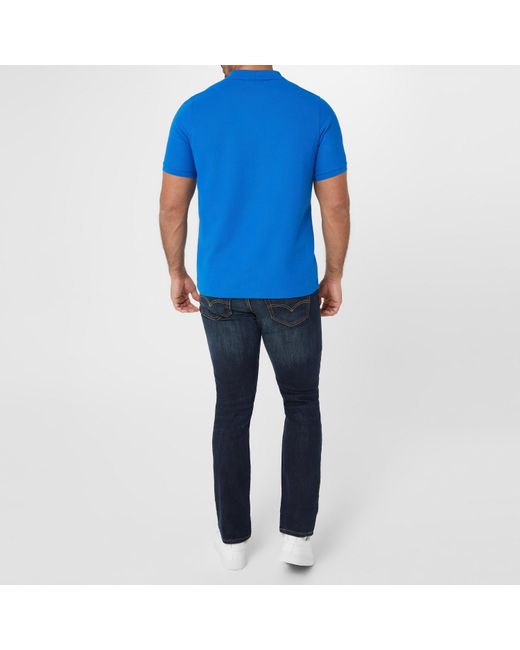 Slazenger 1881 Blue Plain Polo Shirt for men