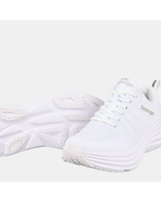 Slazenger 1881 White Mesh Trainers for men