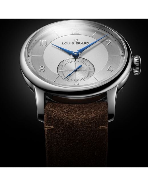 Louis Erard Gray Analogue Quartz Watch for men