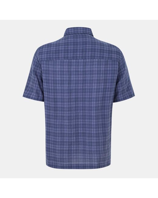 Jack Wills Blue Short Sleeve Check Shirt for men
