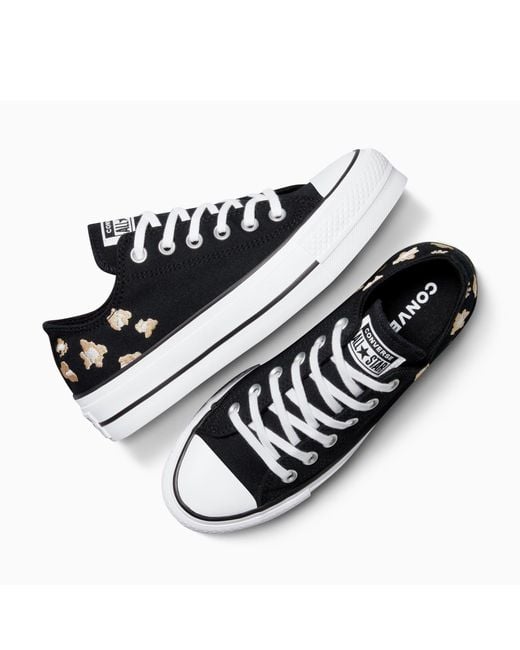 Converse Black Chuck Taylor All Star Lif Low-Top Trainers