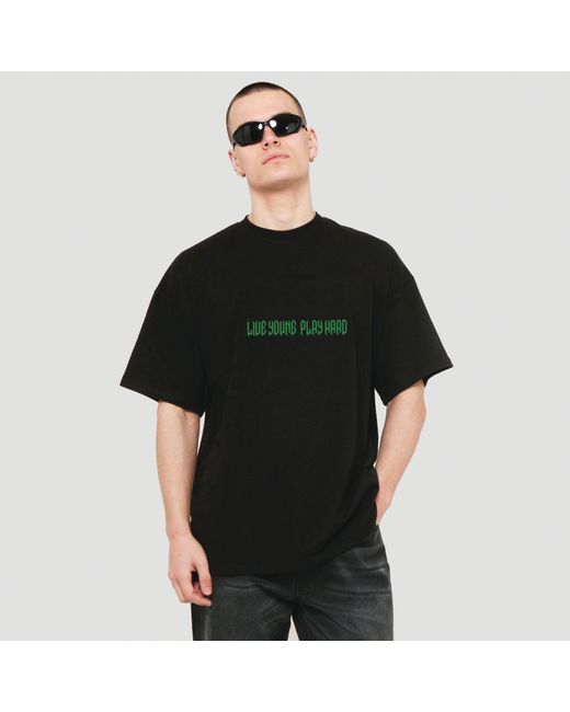 Lyph Black Hard T-Shirt for men