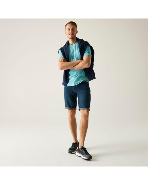 Regatta Blue Cline Ix Breathable T-Shirt for men