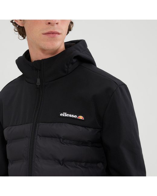 Ellesse Black Cassiano Puffer Jacket for men