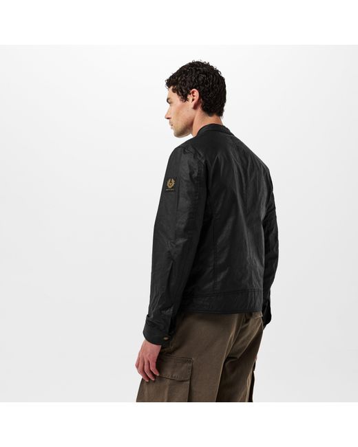 Belstaff Black Water-Repellent Wax Jacket for men