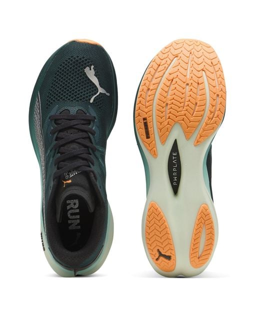 PUMA Blue Deviate Nitro 3 Running Shoes for men