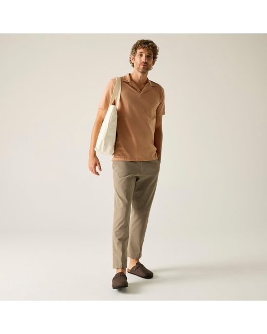 Regatta Brown Hadvo Breathable Polo Shirt for men