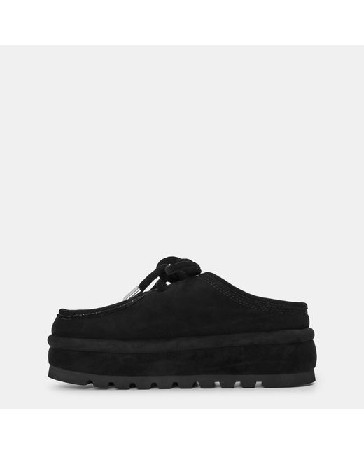 Naked Wolfe Black Blizzard Mules