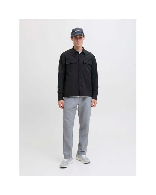 Jack & Jones Black Commute Overshirt for men