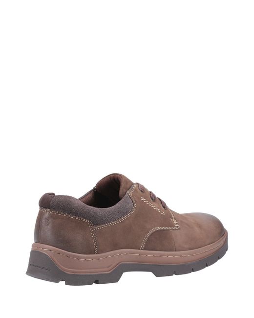 Cotswold Brown Thickwood Burnished Leather Casual Shoe for men