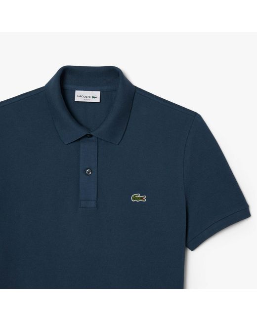 Lacoste Blue Slim-Fit.12.12 Pique Polo Shirt for men