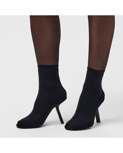 Balenciaga Black Sponge Ankle Boots