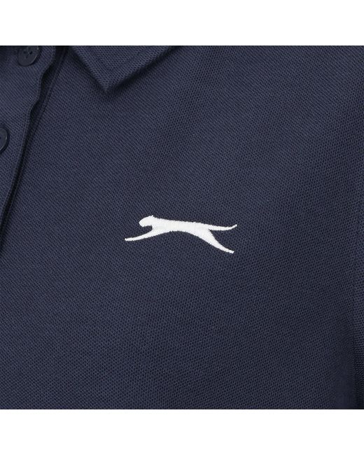 Slazenger 1881 Blue Pique Polo