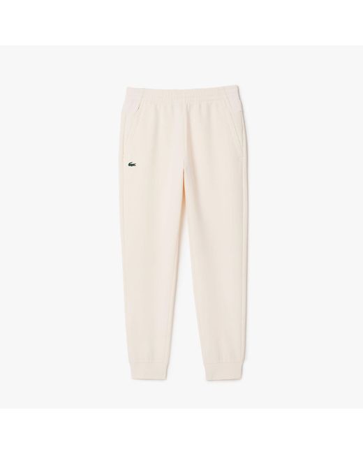 Lacoste White Moonochrome Sport Sweatpants for men