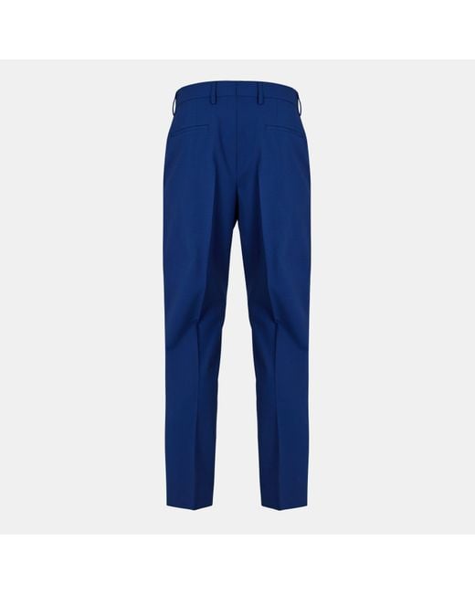 Boss Blue H Genius Straight Leg Trousers for men
