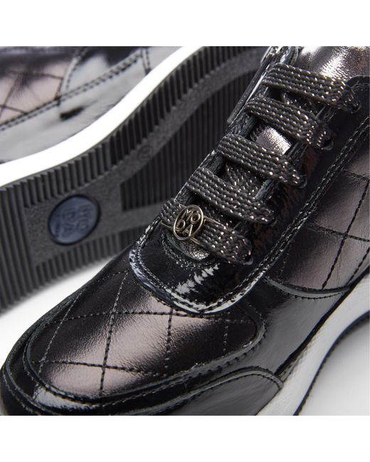 Moda In Pelle Black Berke Trainers