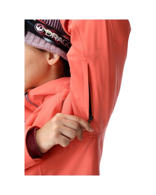 Spyder Red Temerity Waterproof Insulated Ski Jacket