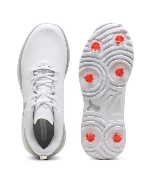 PUMA White Fusion Grip St Spiked Golf Shoes for men