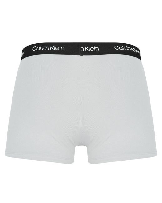 Calvin Klein White 365 2 Pack Trunks for men