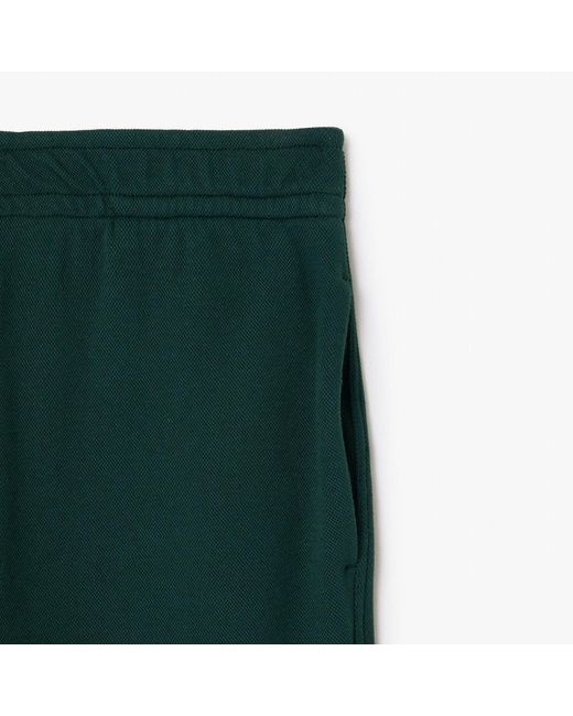 Lacoste Green Piqué Sweatpants