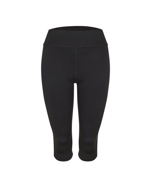 Diadora Black 3/4 Performance Gym Leggings