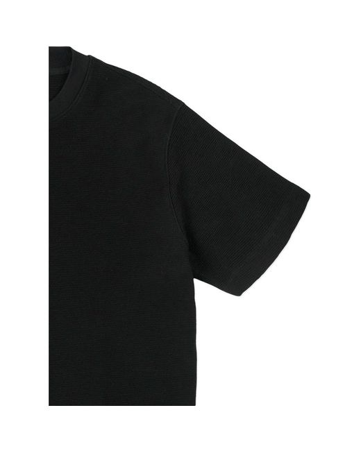 PREVU Black Ottoman T-Shirt for men