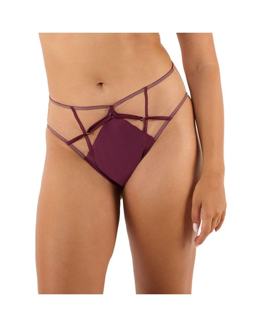 Playful Promises Purple Ramona High Waist Brief
