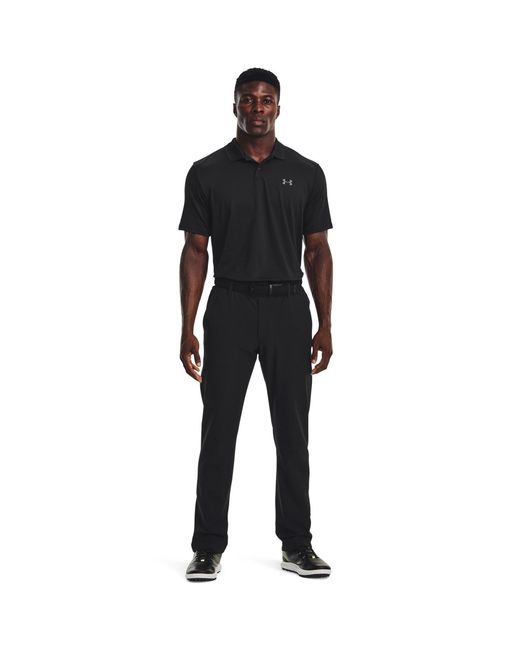 Under Armour Black Performance Polo Shirt for men