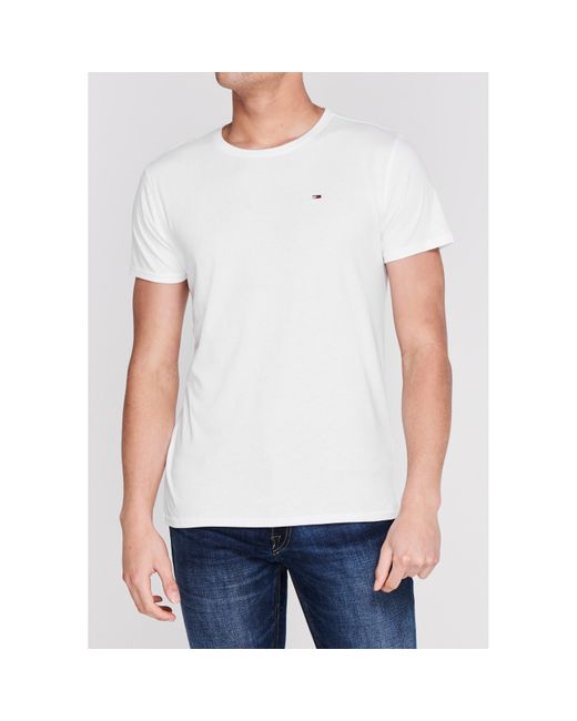 Tommy Hilfiger White Original Crew Neck Tee for men