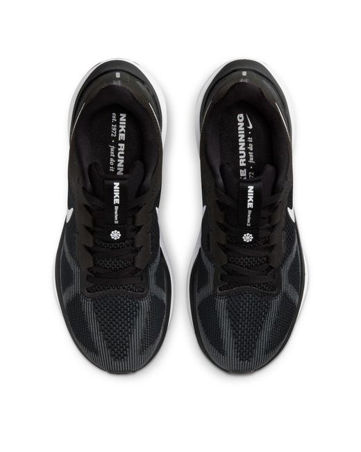 Nike Black Air Zoom Structure 25 Road Running Shoes