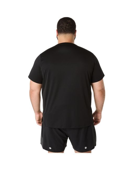 Asics Black Core Ss Top Running for men