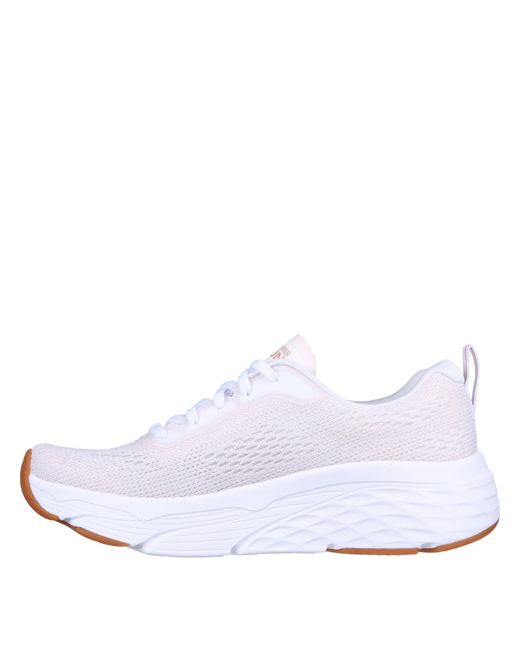 Skechers White Slip On Trainers