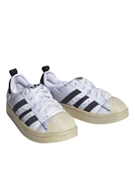 Adidas Originals Blue Ao Puffylette Shoes for men