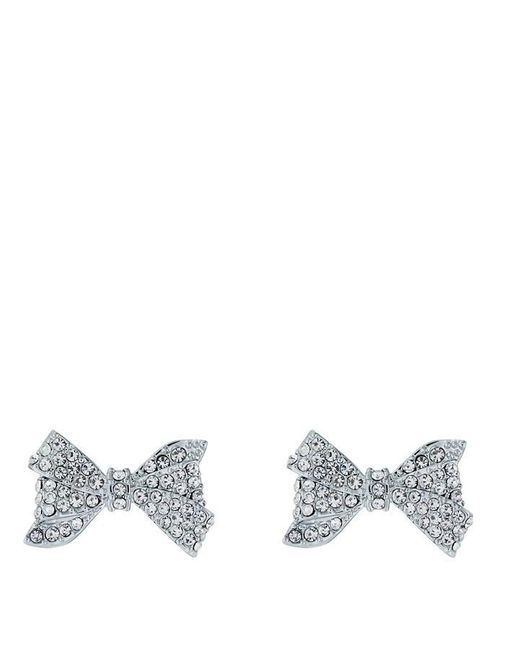 Ted Baker White Ted Bow Stud Ld00