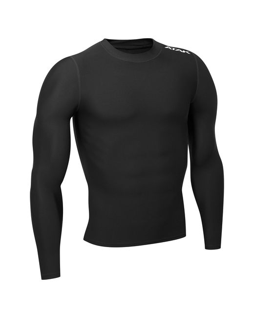ATAK Sports Black Atak Compression Long Sleeve Top Senior for men
