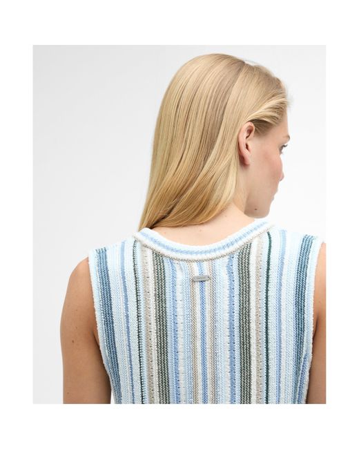Barbour Blue Knitted Top