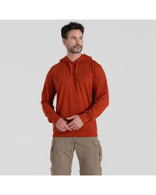 Craghoppers Red Nl Tagus Hood Top for men
