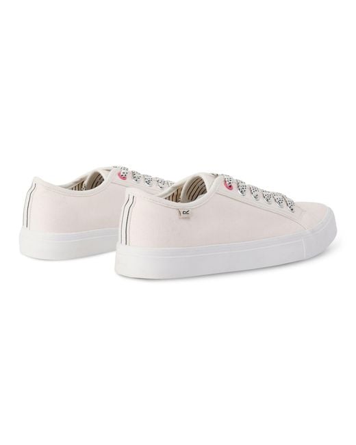 Regatta White Marine Canvas Trainers