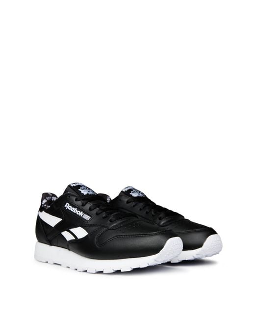 Reebok Black Classic Leather Trainers for men