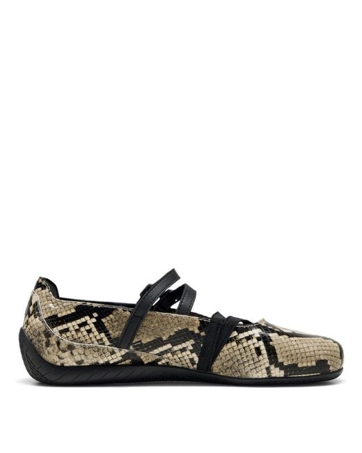 PUMA Black Speedcat Ballet Snake Ballet Pumps