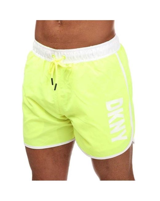 DKNY Yellow Aruba Swim Short for men