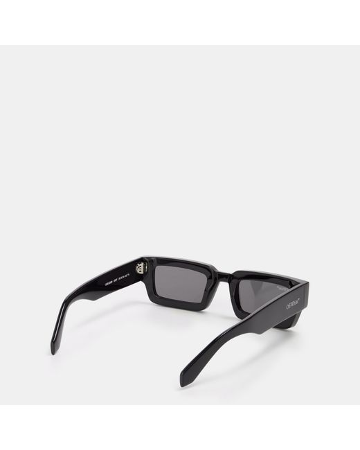 Off-White c/o Virgil Abloh Gray Geometric Square Sunglasses