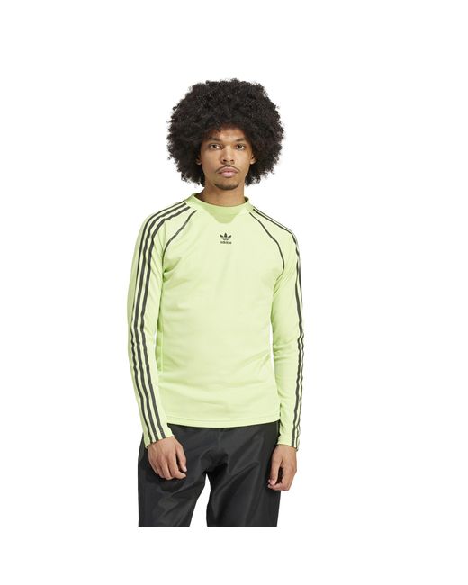 Adidas Originals Green Long Sleeve T-Shirt for men