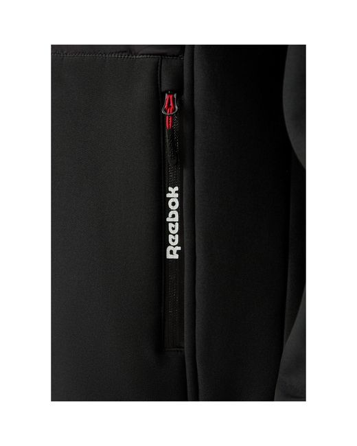 Reebok Black Water-Resistant Rain Anorak for men