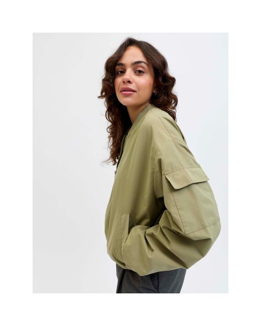 JJXX Green Leila Bomber Jacket Ladies
