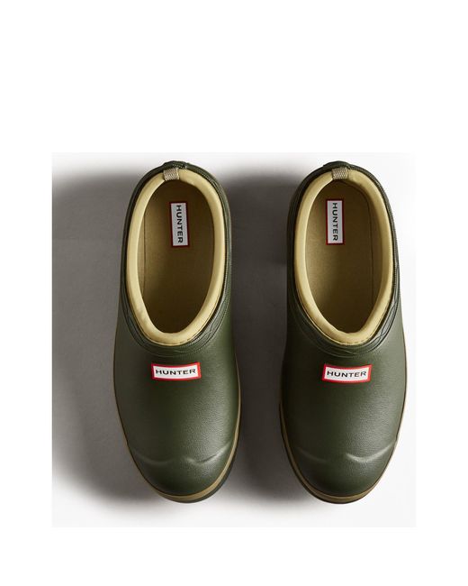 Hunter Green Gardener Clogs