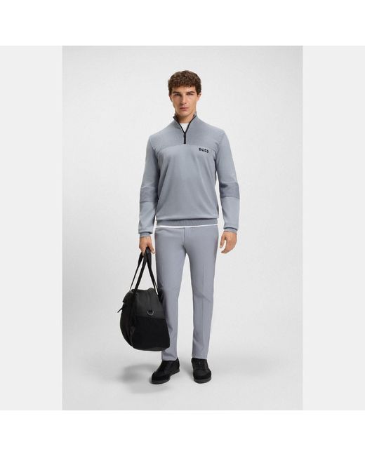 Boss Blue T Phoenix Pro Stretch Twill Golf Trousers for men