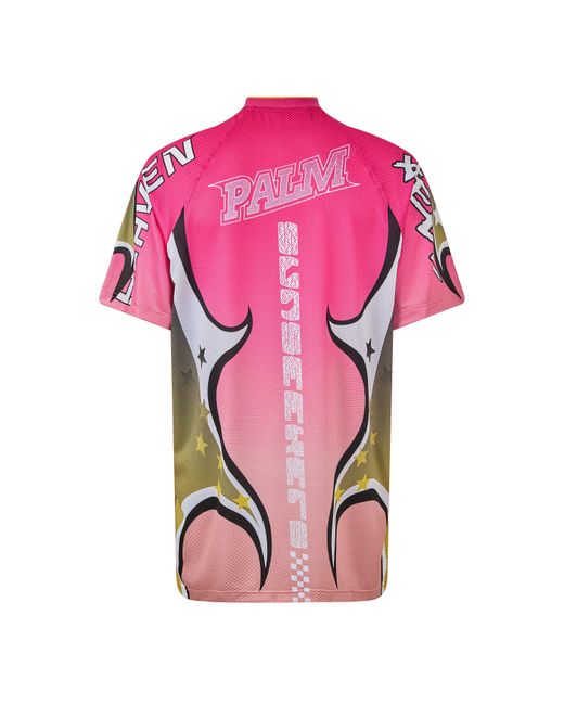Palm Angels Pink T-Shirt Dress